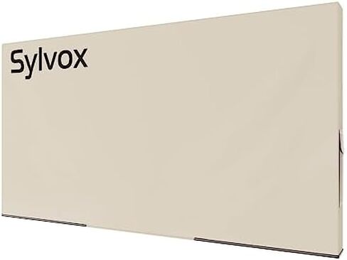 تلفزيون SYLVOX خارجي مع حامل وغطاء على الحائط، تلفزيونات ذكية 65 بوصة 4K UHD QLED، مقاومة للطقس، مقاومة للماء IP56، شمس جزئية 1000 شمعة في المتر المربع، تدعم مساعد جوجل، زاوية عرض واسعة (موديل 2026) in Kuwait