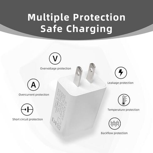 2 حزمة كابل شاحن USB A إلى USB C مناسب لكاميرا Wyze Cam Pan V4/V2، WYZE Duo Cam Pan، Wyze Battery Cam Pro، Wyze Cam V1/V2/V3/OG/OG كابل مسطح من النوع C للكاميرا المقربة، سلك شحن USB C بطول 10 أقدام أبيض in Kuwait