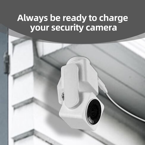 2 حزمة كابل شاحن USB A إلى USB C مناسب لكاميرا Wyze Cam Pan V4/V2، WYZE Duo Cam Pan، Wyze Battery Cam Pro، Wyze Cam V1/V2/V3/OG/OG كابل مسطح من النوع C للكاميرا المقربة، سلك شحن USB C بطول 10 أقدام أبيض in Kuwait