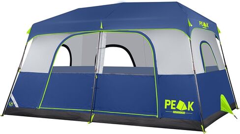 PEAK OUTDOORS Instant Tent 6/8 Person Tents for Camping, 60 Second Easy Setup Portable Camping Cabin Tent with Rainfly, Waterproof Pop Up Tents for Family Camping & Hiking with Expandable Carry Bag in Saudi Arabia