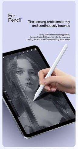 Replacement Tips for Apple Pencil Pro/ 2nd Gen/ 1st Gen/USB C, Upgraded Apple Pencil Tips with Case No Wear Out Fine Point Precise Control, for iPad Pen Nibs Sets (6) in Saudi Arabia