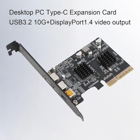 بطاقة TypeC USB 3.0 10G PCIe مع DisplayPort 4K 60HZ لمادة الكمبيوتر المكتبي in Kuwait