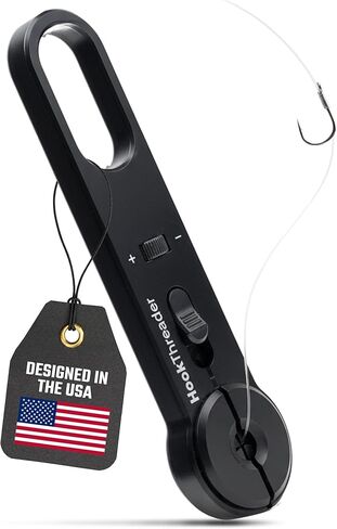 Hook Threader – Fishing Knot Tying Tool for Small Hooks – Adjustable Fishing Nippers – Easy Threading Eyelets – Durable Aluminum & Stainless Steel Build in Saudi Arabia