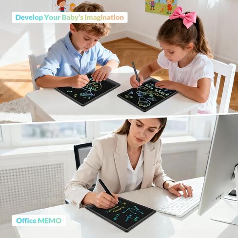 Mafiti LCD Writing Tablet 8.5 Inch Electronic Writing Drawing Pads Portable Doodle Board Gifts for Kids Travel Toys for Toddler Birthday Christmas Gift for Boys Girls Age 3 4 5 6 7 8 Cyan in Saudi Arabia