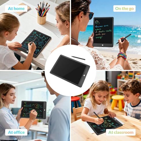 Mafiti LCD Writing Tablet 8.5 Inch Electronic Writing Drawing Pads Portable Doodle Board Gifts for Kids Travel Toys for Toddler Birthday Christmas Gift for Boys Girls Age 3 4 5 6 7 8 Cyan in Saudi Arabia