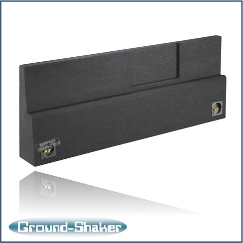 Dual Sealed sub Box 2005-2023 Tacoma Double cab subwoofer Enclosure car Audio Ground Shaker (Black, 10" Dual) in Saudi Arabia