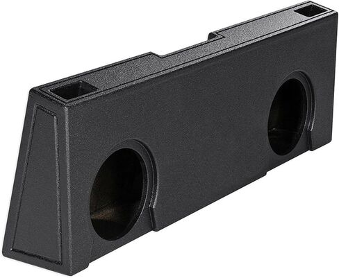 Rockville REC55 Dual 10" Vented Ported Subwoofer Box Enclosure for 07-13 GMC/Chevy Crew Cab, Underseat Upfire, 5/8" MDF, Durable Bed Liner, for Truck Audio in Saudi Arabia