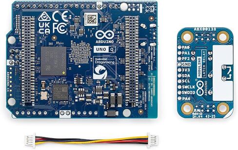 Arduino UNO Q 4GB + Modulino Latch Relay — Plug‑and‑Play High‑Power Switching Module Bundle for AI, IoT, Robotics & Prototyping | Linux + Arduino | No‑Solder Modular Expansion in Saudi Arabia