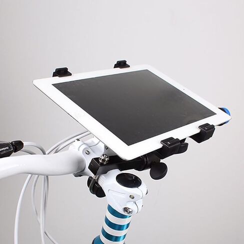 Bike Tablet Holder, Premium Aluminum Alloy Adjustable Universal Bicycle Motorcycle Mount for 7-10 Inch Tablets with Quick Installation in Saudi Arabia