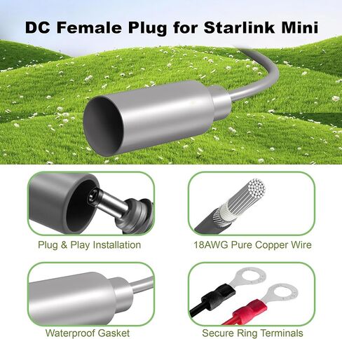 Professional Power Solution for Stable Starlink Mini Internet Connectivity: Waterproof Converter for RV/Car/SUV/Marine/Camping/Portable Power, 9-28V Wide Input, 12V/24V DC to 30V 3.5A Output in Saudi Arabia