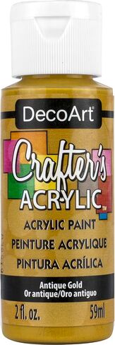 DecoArt DCA01-3 Crafter's Acrylic Paint, 2-Ounce, White in Saudi Arabia
