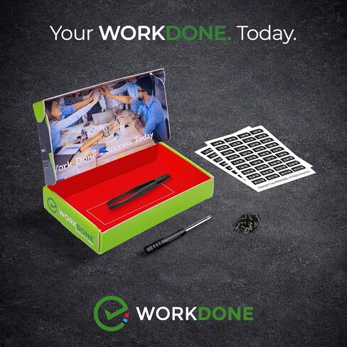 WORKDONE 2-Pack - E3.S Drive Caddy - NV2RX متوافق مع خوادم Dell PowerEdge مع خليج E3.S - الجيل السادس عشر R660، R6615، R6625، R760، R760xd2، R7615، R7625، XR7620 - حامل NVMe SSD مع ملصقات أمامية in Kuwait