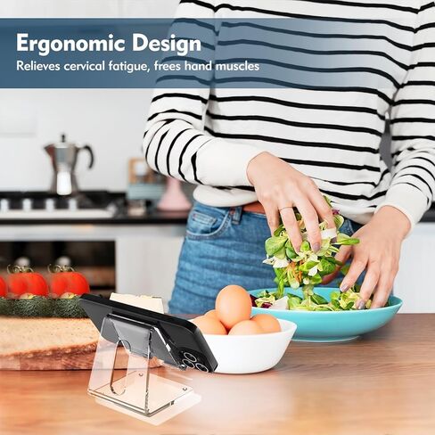 Acrylic Phone Stand, Portable Clear Cell Phone Stand, Compatible with Phone 16 15 14 13, Android Smartphone, Pad, Desk Accessories in Saudi Arabia