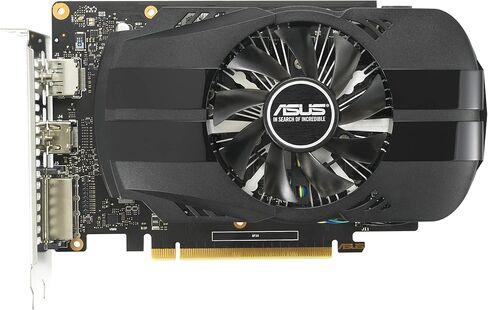 ASUS Phoenix NVIDIA GeForce GTX 1650 OC Edition Gaming Graphics Card (PCIe 3.0, 4GB GDDR6 Memory, HDMI 2.0, DisplayPort 1.4a, DVI-D, Dual Ball Fan Bearings, Auto-Extreme) (Renewed) in Saudi Arabia