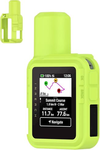 for Garmin inReach Mini 3 Plus Protective case, Shockproof Waterproof Lightweight Silicone Protective, Red in Saudi Arabia