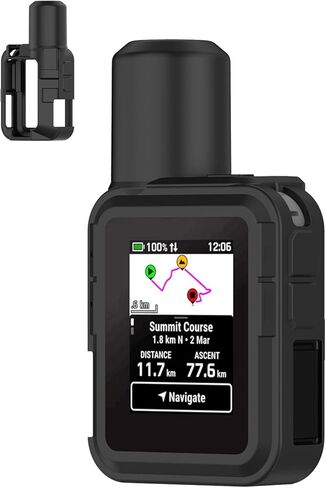 for Garmin inReach Mini 3 Plus Protective case, Shockproof Waterproof Lightweight Silicone Protective, Red in Saudi Arabia