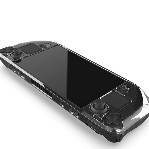 Hard Case for Steam Deck Clear Protective Case Non-Slip Anti-Collision Gamepad Cover Game Console Shell Transparent PC Host Split Crystal Shockproof Protective Cases in Saudi Arabia