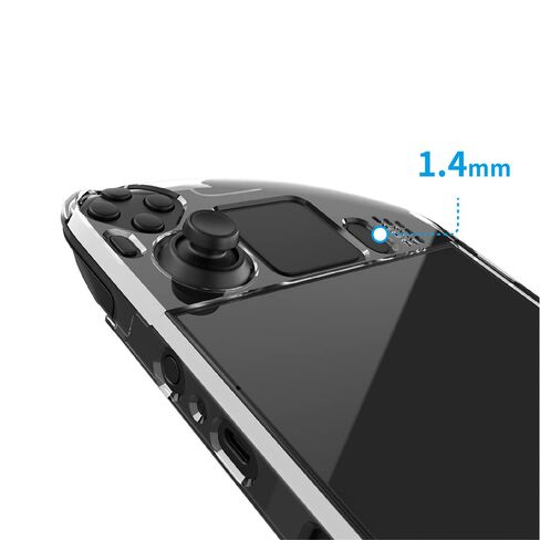 Hard Case for Steam Deck Clear Protective Case Non-Slip Anti-Collision Gamepad Cover Game Console Shell Transparent PC Host Split Crystal Shockproof Protective Cases in Saudi Arabia
