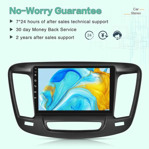 2G+64G Screen for Chrysler 200 Radio 2015 2016 2017 2018 2019, 9 inch Touch Screen Chrysler 200 Android Car Stereo, Carplay/Android Auto/Bluetooth/EQ Audio/SWC in Saudi Arabia