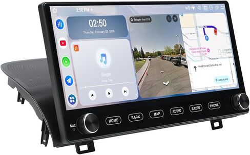 Roadanvi Android 14 12.3 "ستيريو سيارة لهوندا أكورد 10th 2018-2021 Carplay اللاسلكي Andorid Auto 6G+128G WiFi 4G LTE 2K QLED شاشة تعمل باللمس راديو السيارة نظام تحديد المواقع بلوتوث 5.2 وحدة رئيسية مع مقابض in Kuwait