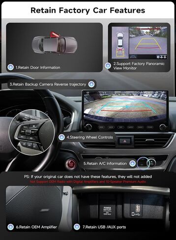 Roadanvi Android 14 12.3 "ستيريو سيارة لهوندا أكورد 10th 2018-2021 Carplay اللاسلكي Andorid Auto 6G+128G WiFi 4G LTE 2K QLED شاشة تعمل باللمس راديو السيارة نظام تحديد المواقع بلوتوث 5.2 وحدة رئيسية مع مقابض in Kuwait