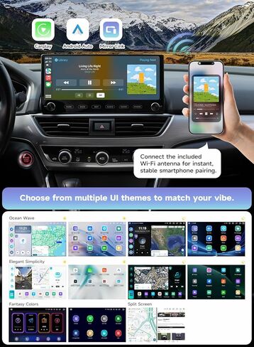 Roadanvi Android 14 12.3 "ستيريو سيارة لهوندا أكورد 10th 2018-2021 Carplay اللاسلكي Andorid Auto 6G+128G WiFi 4G LTE 2K QLED شاشة تعمل باللمس راديو السيارة نظام تحديد المواقع بلوتوث 5.2 وحدة رئيسية مع مقابض in Kuwait