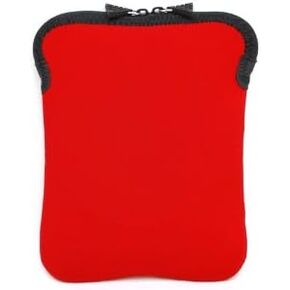 Red Neoprene Zipper Sleeve Bag Case for Creative ZiiO 8/16 GB 10-Inch Android 2.1 Wireless Entertainment Tablet in Kuwait