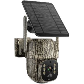 كاميرا VOOPEAK Trail، كاميرا ألعاب خلوية 4G LTE مع بث مباشر، كاميرا صيد 2.5K بطارية لاسلكية تعمل بالطاقة الشمسية مع عرض وتشغيل 360 درجة، رؤية ليلية، تنشيط الحركة، كاميرا صوتية ثنائية الاتجاه للحياة البرية in Kuwait