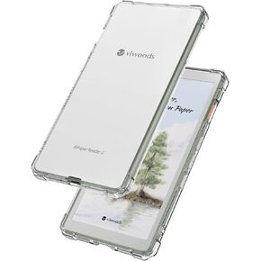 Aircawin Case for 6.13" Viwoods AiPaper Reader & AiPaper Reader Colour Mobile ePaper Case Clear 2025 Released,Shockproof Cover for Viwoods Aipaper E-Reader,Lightwheight Soft TPU Back Shell-Clear in Kuwait