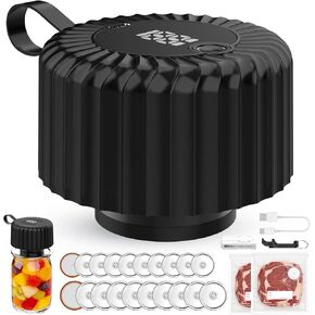 Upgraded Electric Mason Jar Vacuum Sealer Kit For Wide & Regular Mouth Jars, 3-in-1 80kpa Auto-Stop Vacuum Sealer for Mason Jars, Bags, Containers, Canning, Mothers Day Gifts for Mom Kitchen RV Travel in Saudi Arabia