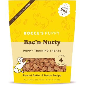 Bocce's Bakery Quack ، Quack ، Diack Training Treats for Dogs ، Treats Cog Free Free ، مصنوع من مكونات حقيقية ، مخبوزة في الولايات المتحدة الأمريكية ، كلها طبيعية ومنخفضة السعرات الحرارية ، Duck & Blueberry ، 6 أوقية in Kuwait
