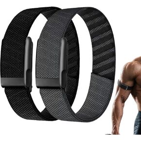 حزام العضلة ذات الرأسين متوافق مع Whoop-5.0-2Packs حزام رياضي من النايلون قابل للتعديل للذراع/الكاحل لـ Whoop 5.0 One/Peak/MG/Life للرجال والنساء، قابل للتنفس، قابل للغسل، متين in Kuwait