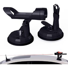 SnapMount S - Suction Cup Fishing Rod Holder for Car - Roof Rack Mount for SUV, Cars & Trucks - Fishing Pole & Fly Rod Holder for Car in Saudi Arabia