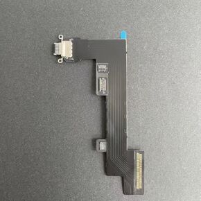 موصل Dedyel Dock متوافق مع iPad Air 4 الجيل الرابع 2020 A2316 / iPad Air 5 الجيل الخامس 2022 A2588 كابل مرن لتجميع منفذ الشحن 10.9 بوصة (أسود، إصدار خلوي) in Kuwait