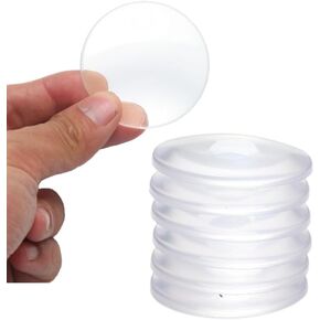 Door Knob Wall Protectors 6-Pack, 2 Inch Clear Silicone Door Bumpers, Self-Adhesive Soft Shock Absorber Guard Door Stopper Pads for Home, Office in Saudi Arabia