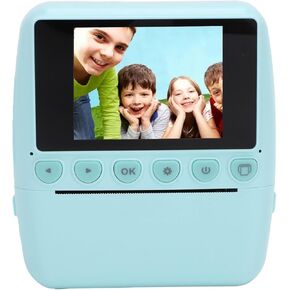 PUSOKEI Instant Print Camera, 48MP Digital Camera with 2.4 Inch Screen and 2 Thermal Printing Paper Rolls, for Kids Birthday Party Family Travel Gifts (Purple) in Kuwait