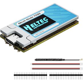 لوحة تطوير Mesh Node T096 مع شاشة TFT، LoRa Meshtastic Node nRF52480 SX1262 UC6580 وحدة GPS GNSS ثنائية النطاق، متوافقة مع Meshtastic MeshCore وLoRaWAN لتتبع الاتصالات in Kuwait