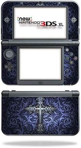MightySkins Skin Compatible with Nintendo New 3DS XL (2015) - Gothic Cross | Protective, Durable, and Unique Vinyl Decal wrap Cover | Easy to Apply, Remove, and Change Styles | Made in The USA in Saudi Arabia