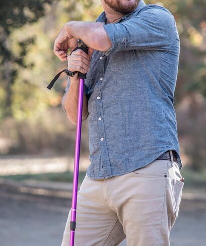 SE Survivor Series Collapsible Aluminum 60" Walking/Hiking Stick with Rifle and Camera Mount - WS9HS-60 in Saudi Arabia