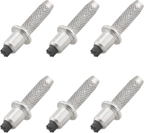 6PCS Trekking Pole Replacement Tips Outdoor Anti Slip High Hardness Carbon Steel Accessories 1.18x0.37x0.19 inches for Travel Skiing Walking Poles and Canes in Saudi Arabia