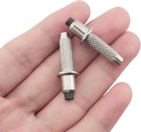 6PCS Trekking Pole Replacement Tips Outdoor Anti Slip High Hardness Carbon Steel Accessories 1.18x0.37x0.19 inches for Travel Skiing Walking Poles and Canes in Saudi Arabia