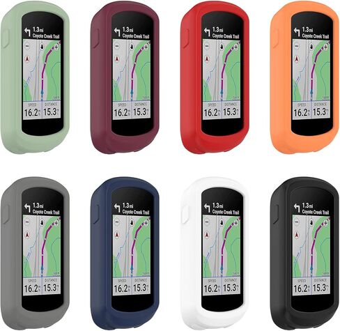 غطاء حماية لـ Garmin Edge Explore 2، غطاء حماية من السيليكون LOKEKE غطاء حماية لـ Garmin Edge Explore 2 (أسود سيليكون) in Saudi Arabia