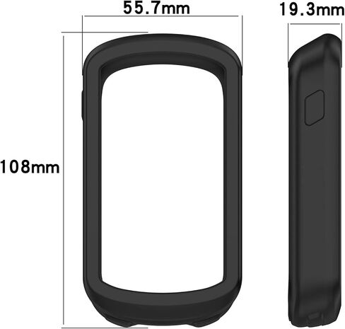 غطاء حماية لـ Garmin Edge Explore 2، غطاء حماية من السيليكون LOKEKE غطاء حماية لـ Garmin Edge Explore 2 (أسود سيليكون) in Saudi Arabia