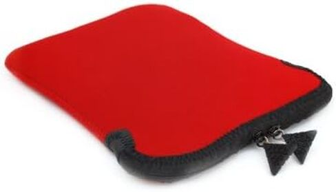Red Neoprene Zipper Sleeve Bag Case for Creative ZiiO 8/16 GB 10-Inch Android 2.1 Wireless Entertainment Tablet in Kuwait