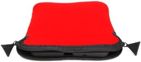 Red Neoprene Zipper Sleeve Bag Case for Creative ZiiO 8/16 GB 10-Inch Android 2.1 Wireless Entertainment Tablet in Kuwait