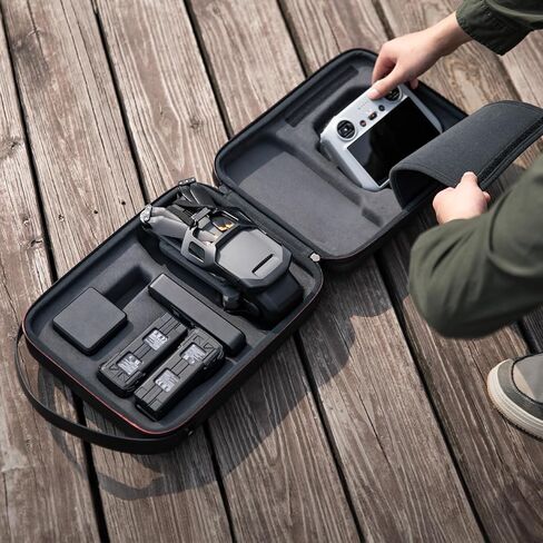 PGYTECH Carrying Case for DJI Mavic 3 Series, Waterproof PU Leather Hard Shell Storage Bag Compatible with Mavic 3 Pro, Mavic 3, Mavic 3 Classic Drone and Accessories, With Shoulder Strap in Saudi Arabia