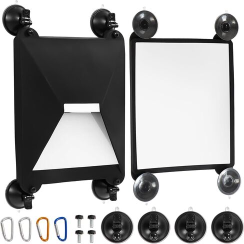 Silicone Mount Compatible with Starlink Mini, Tool-Free Suction Cup Mount, 2-in-1 Satellite Mounting Kit with Protective Silicone Case, Suction Cups and Hooks for Car Windows, RVs, and Outdoor Travel in Saudi Arabia