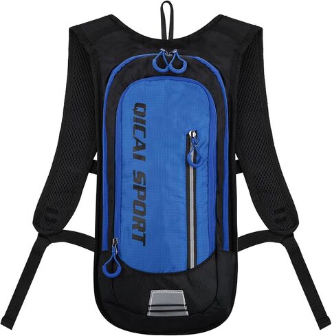 Cycling Backpack for Men Women, Small Waterproof Hiking Daypack, 10L Breathable Lightweight Biking Backpack with Chest Strap for MTB Bycicle Climbing Skiing, Gray in Saudi Arabia