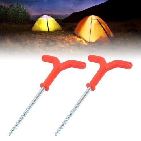 Ice Fishing Drill Auger, Solid Ice Drill Auger Holder, Tent Peg - Effortless Hand Tighten, Durable and Heavy Duty, Small and Portable with Wide Applications in Saudi Arabia