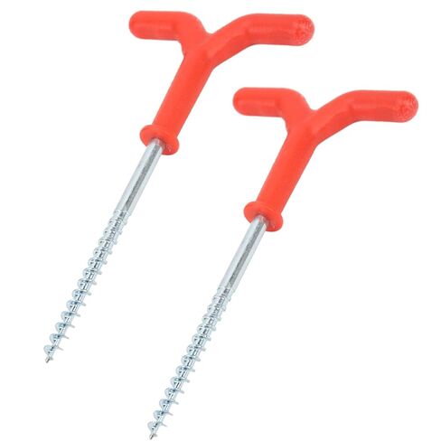 Ice Fishing Drill Auger, Solid Ice Drill Auger Holder, Tent Peg - Effortless Hand Tighten, Durable and Heavy Duty, Small and Portable with Wide Applications in Saudi Arabia